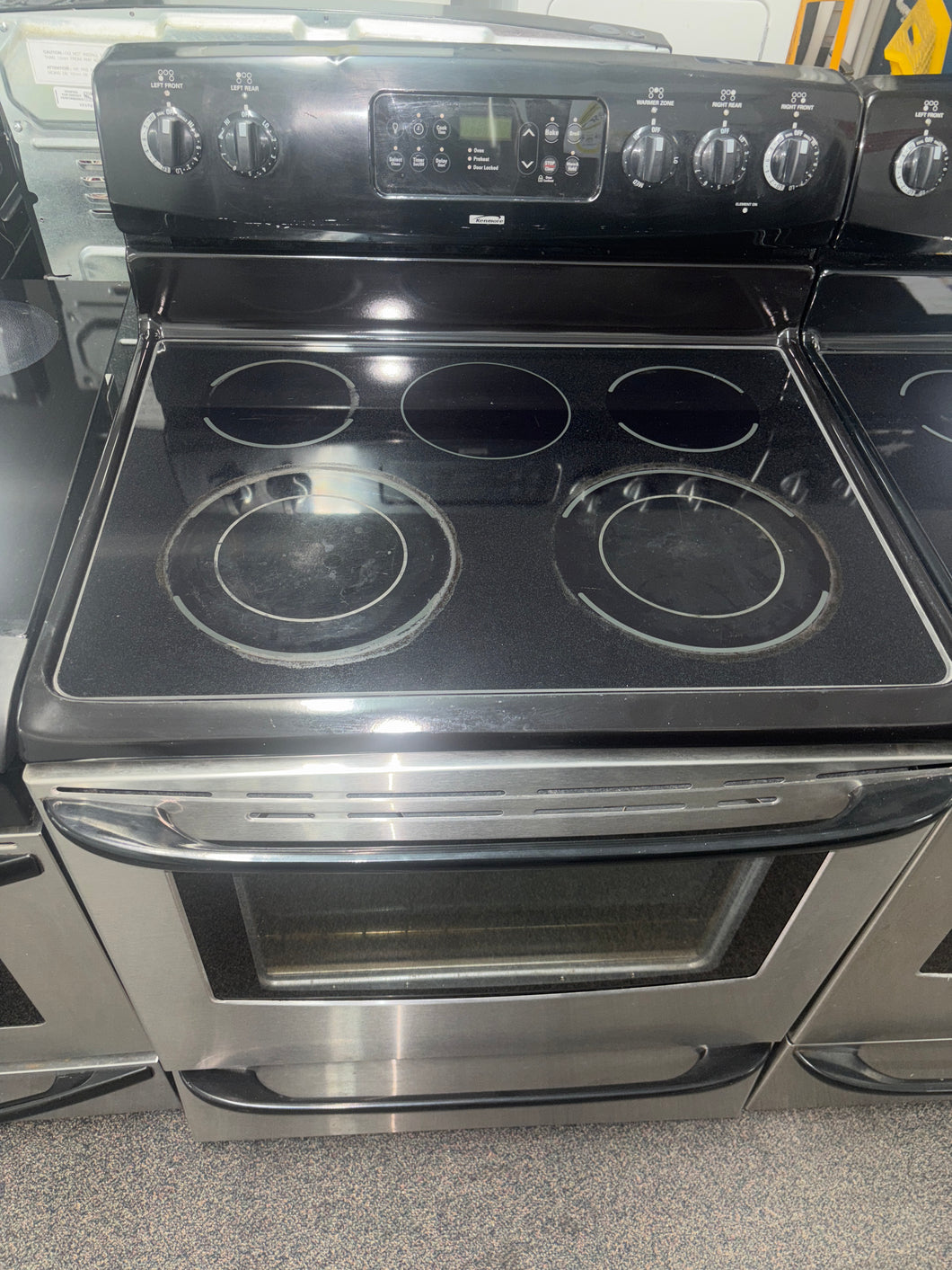 Four kenmore vitrocéramique stainless